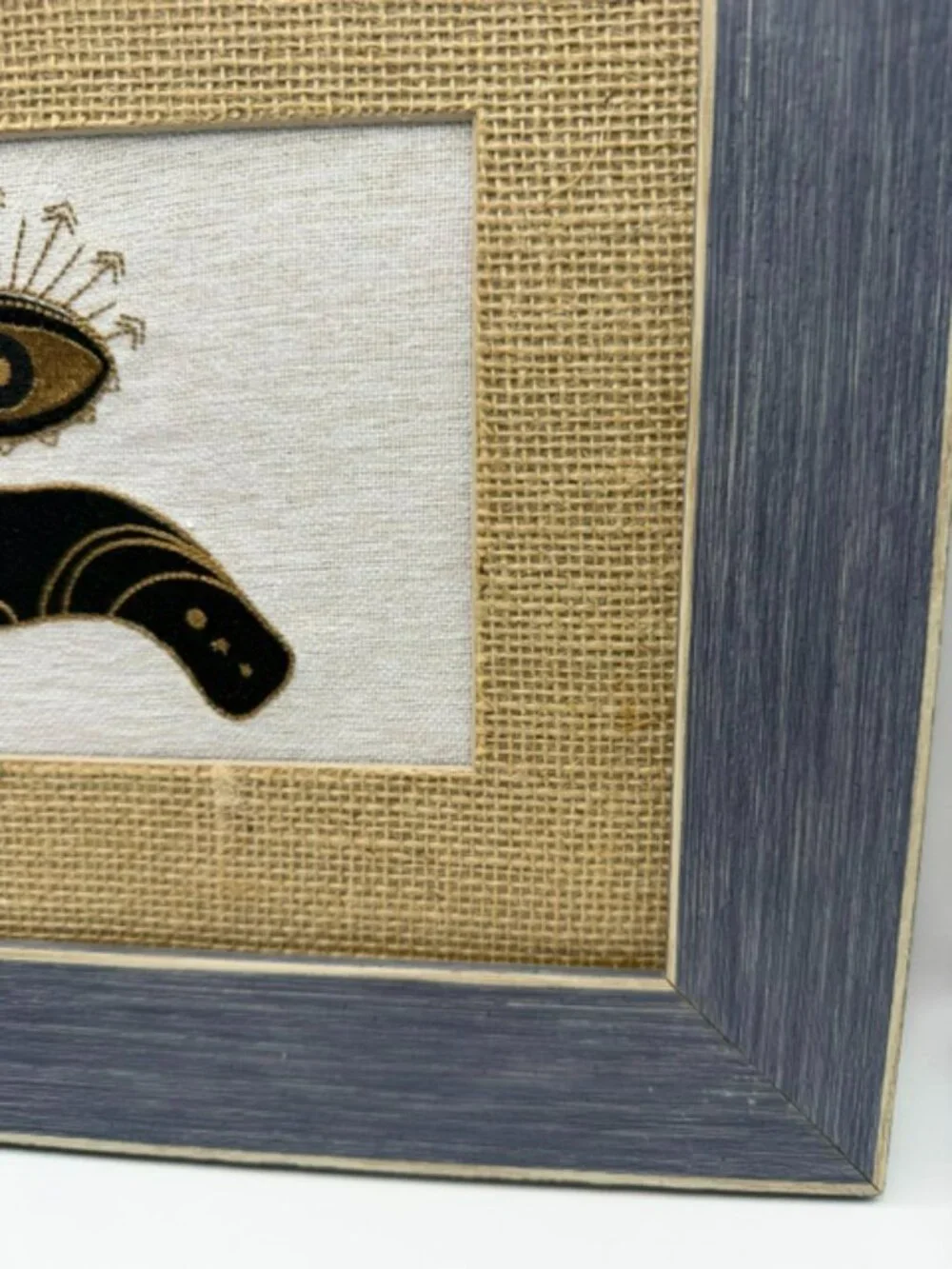 Homemade All Seeing Eye Embroidery Art 8X10 - Picture 5 of 6